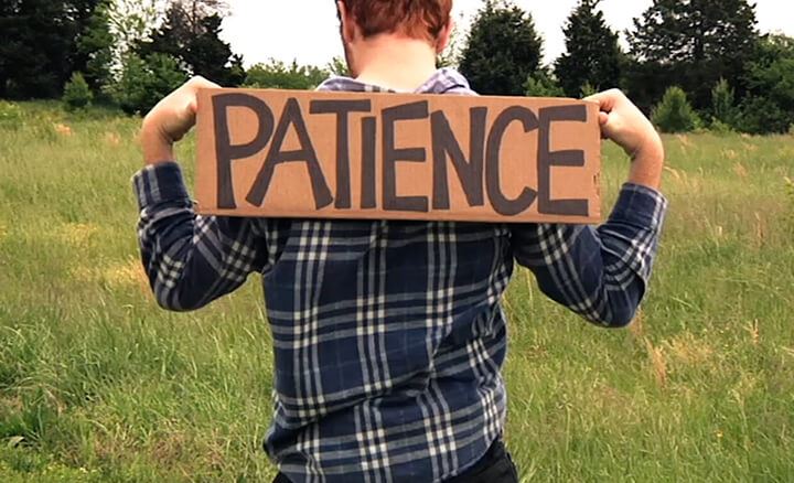 Watch Patience is Waiting with a Happy Heart video